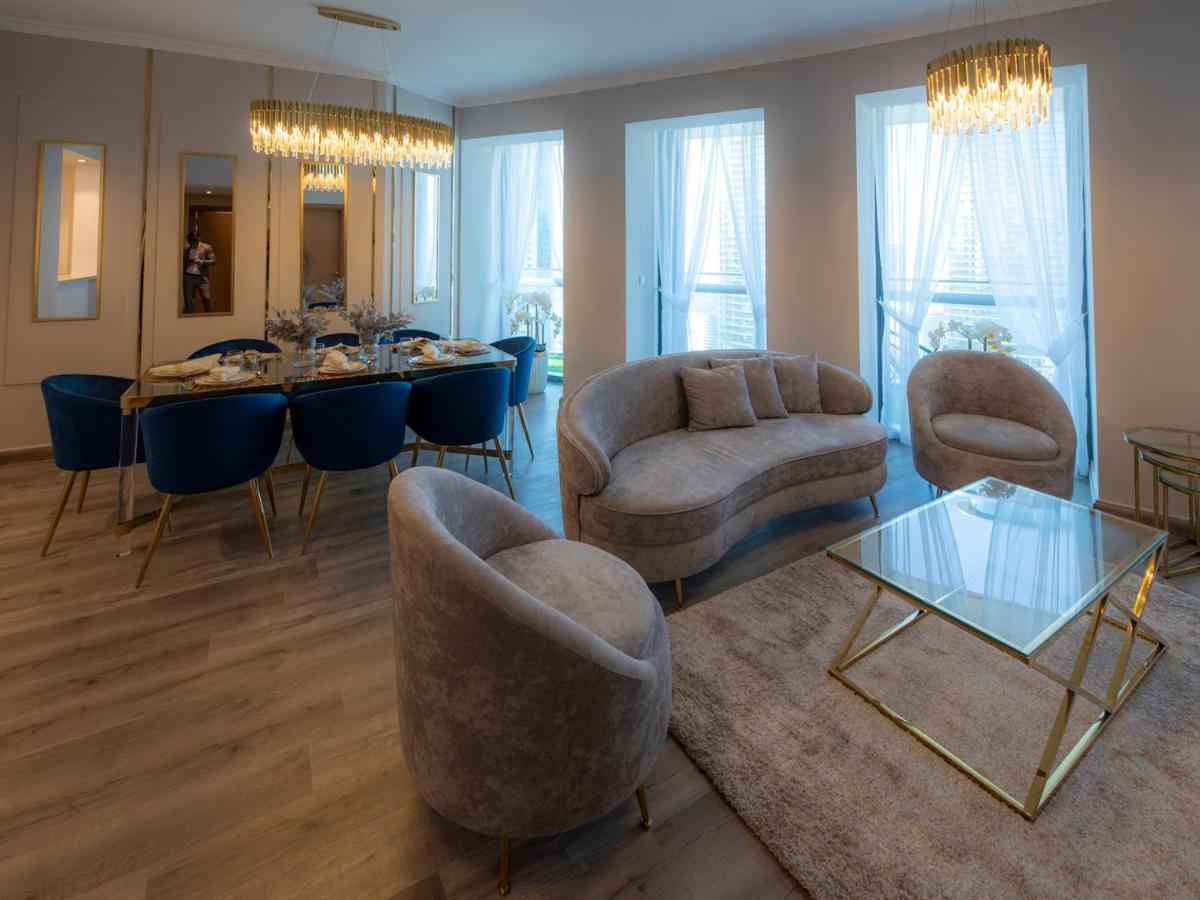 First Class 3Br With Full Dubai Skyline & Sea View Apartment Екстериор снимка