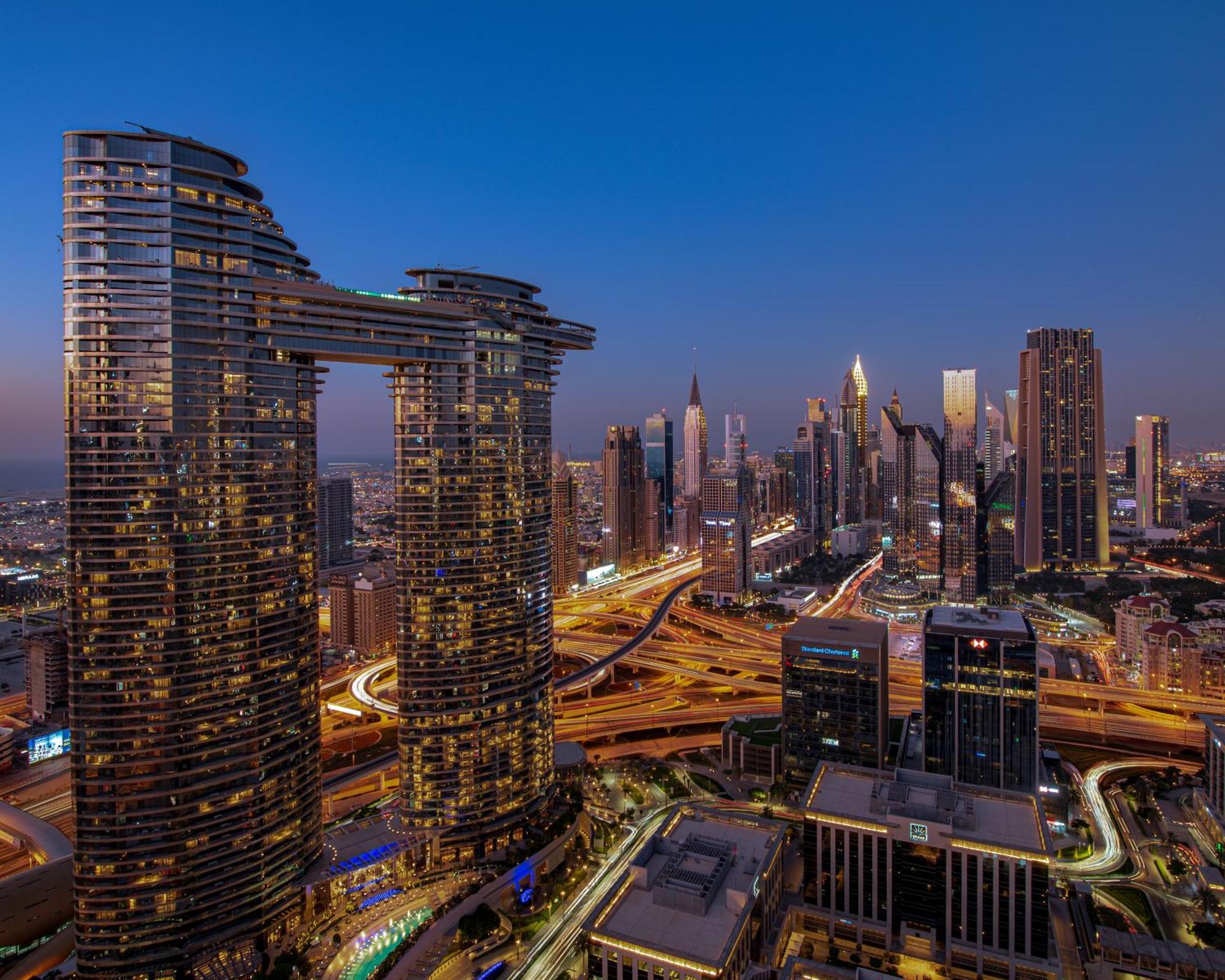 First Class 3Br With Full Dubai Skyline & Sea View Apartment Екстериор снимка